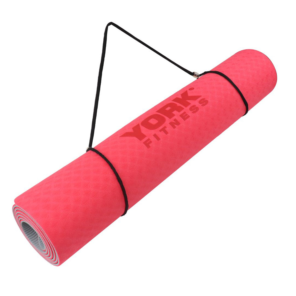 York Yoga Mat – Red/Gray