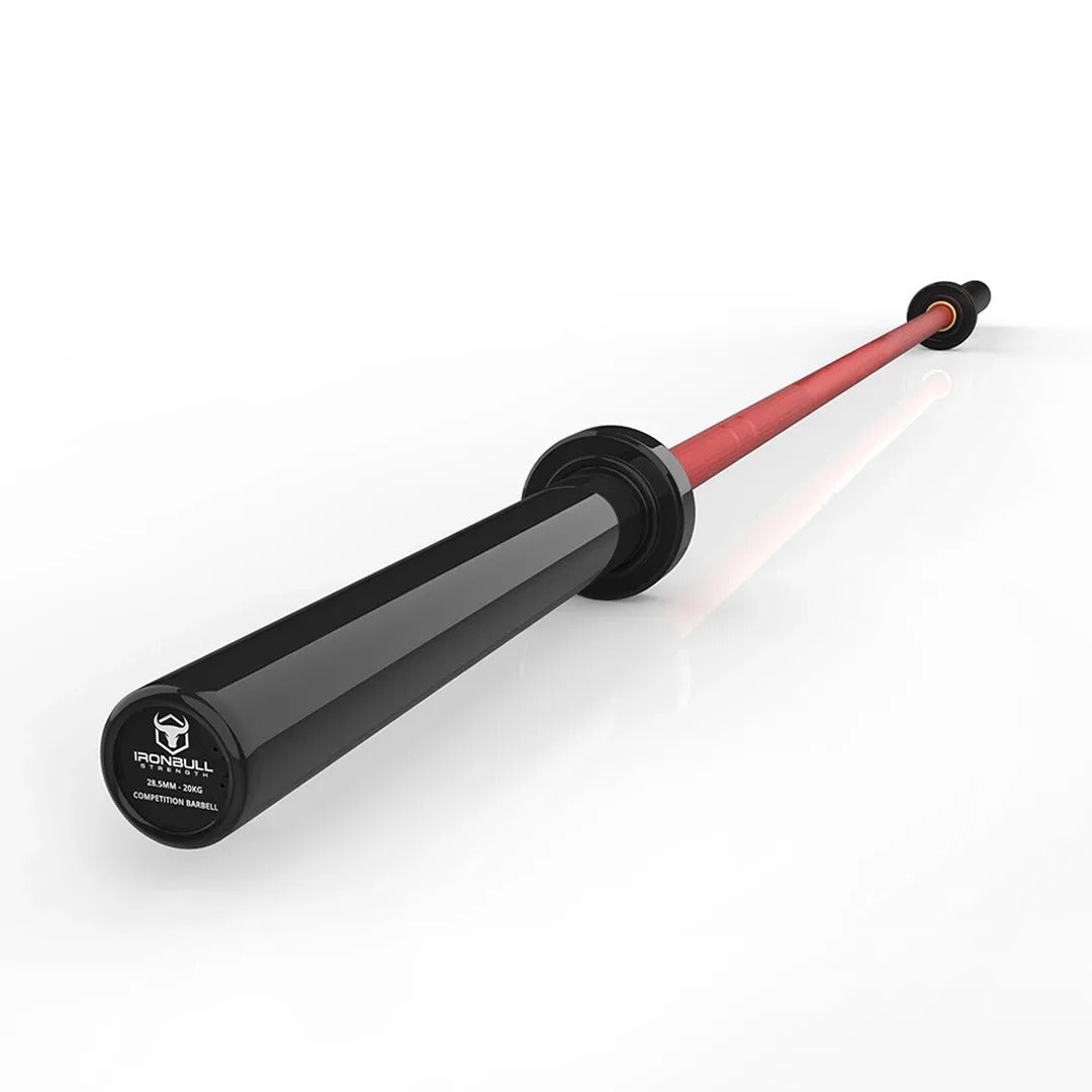 Iron Bull Strength Competition Bar – Red Cerakote
