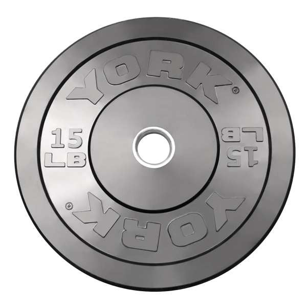 York 15lb Bumper Plate