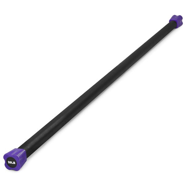 AEROBIC WEIGHTED BODY BAR 20LB