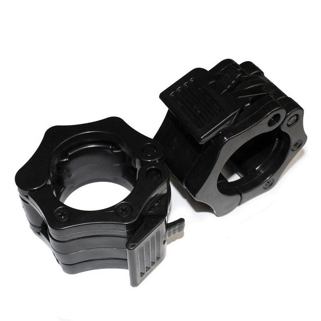 PAIR WEIGHT LIFTING DUMBBELL BARBELL SPIN LOCK CLIPS (PAIR) FOR 2