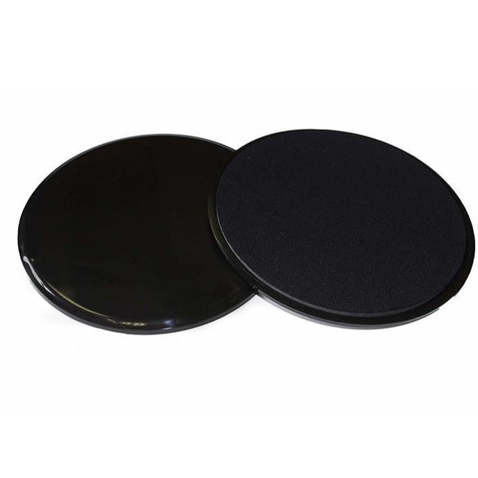 CORE SLIDERS (SET OF 2) DUAL SIDED CORE EXERCISE AB TONER (BLACK)