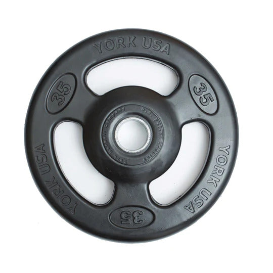 35lb 2″ Iso-Grip Rubber Encased Steel Olympic Plate