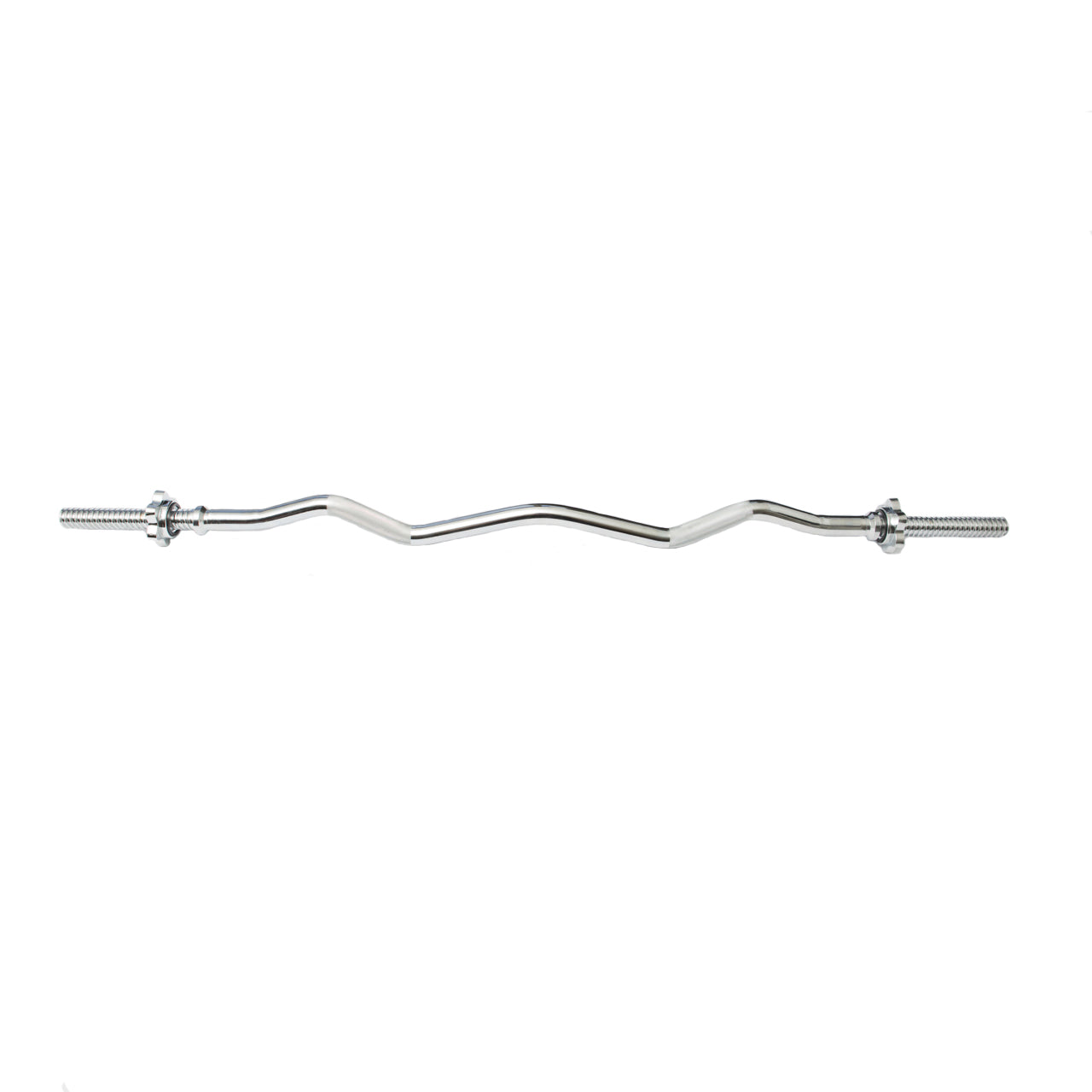 Chrome Spin-Lock Curl Bar w/ Spin-Lock Collars