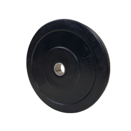 35 LB BLACK OLYMPIC RUBBER BUMPER PLATE