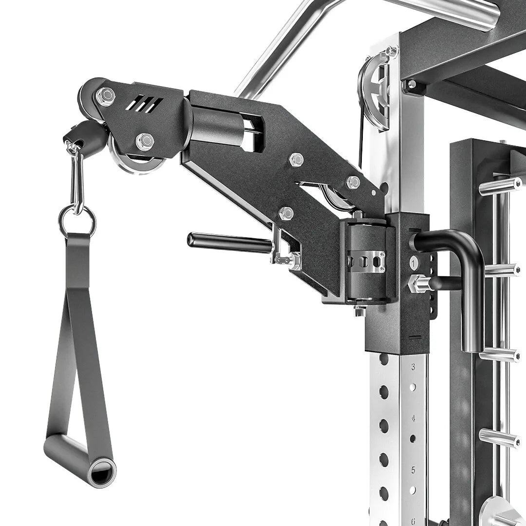 BruteForce ALFA Functional Trainer (All-In-One Smith + Cable System)
