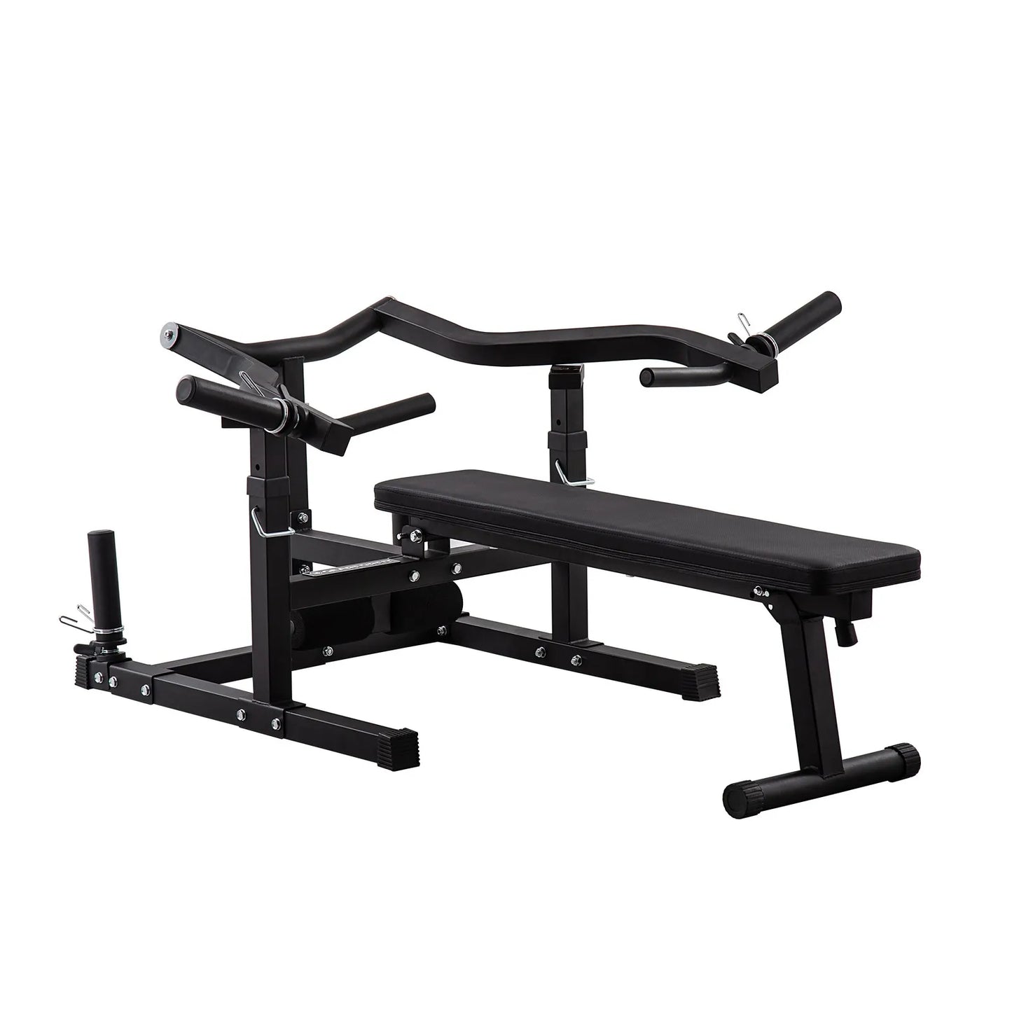 Plate-Loaded Chest Press Machine - Adjustable Bench w/ Independent Arms