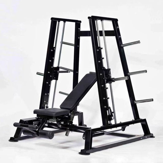 Adjustable Converging Smith Machine (Plate Loaded)