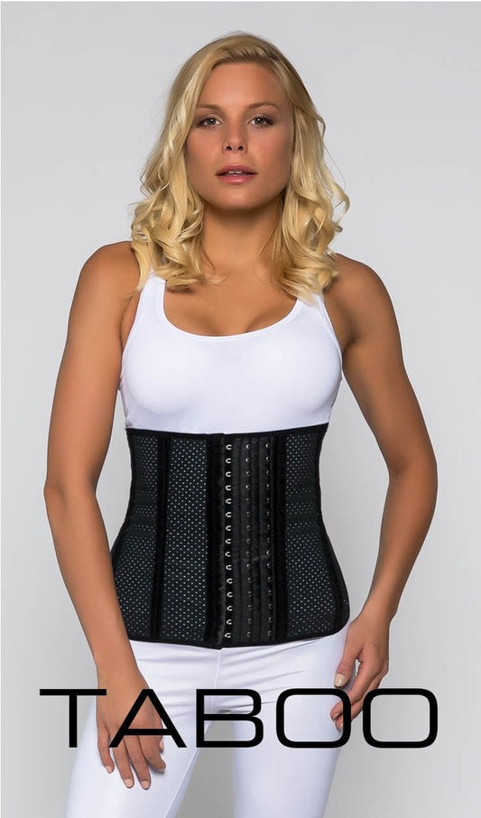 TABOO BREATHABLE FITNESS WAIST TRAINER SIZE: SMALL