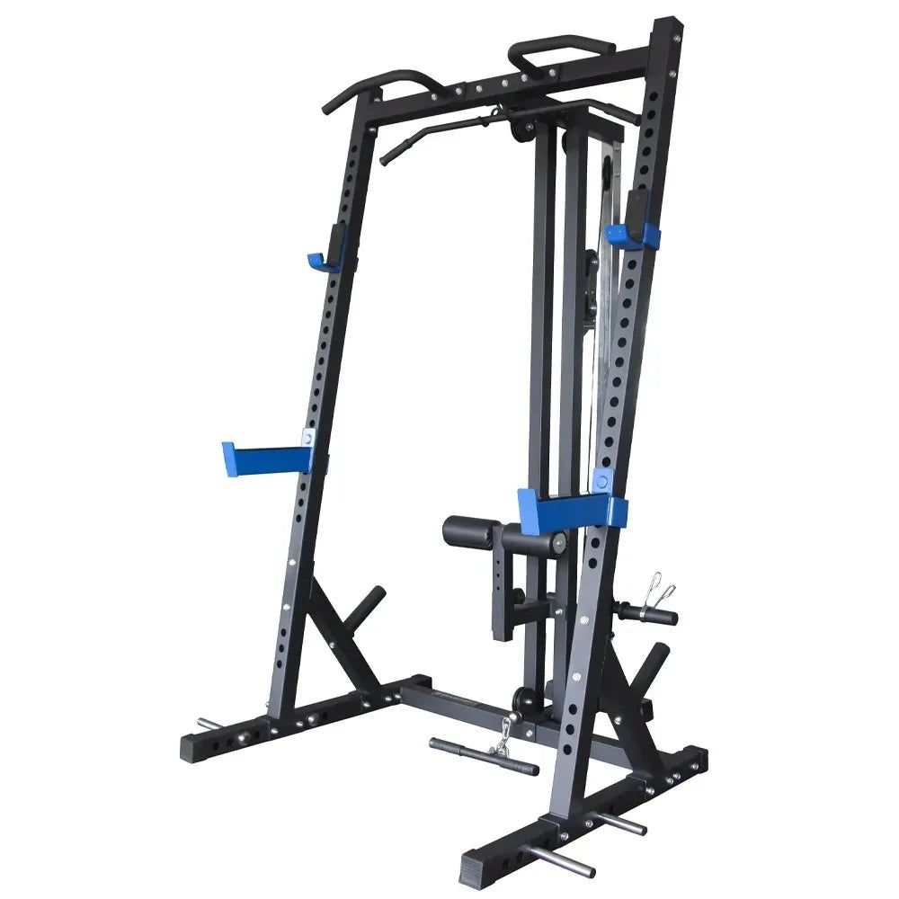 Half Rack System with Lat/Pull Down Attachment