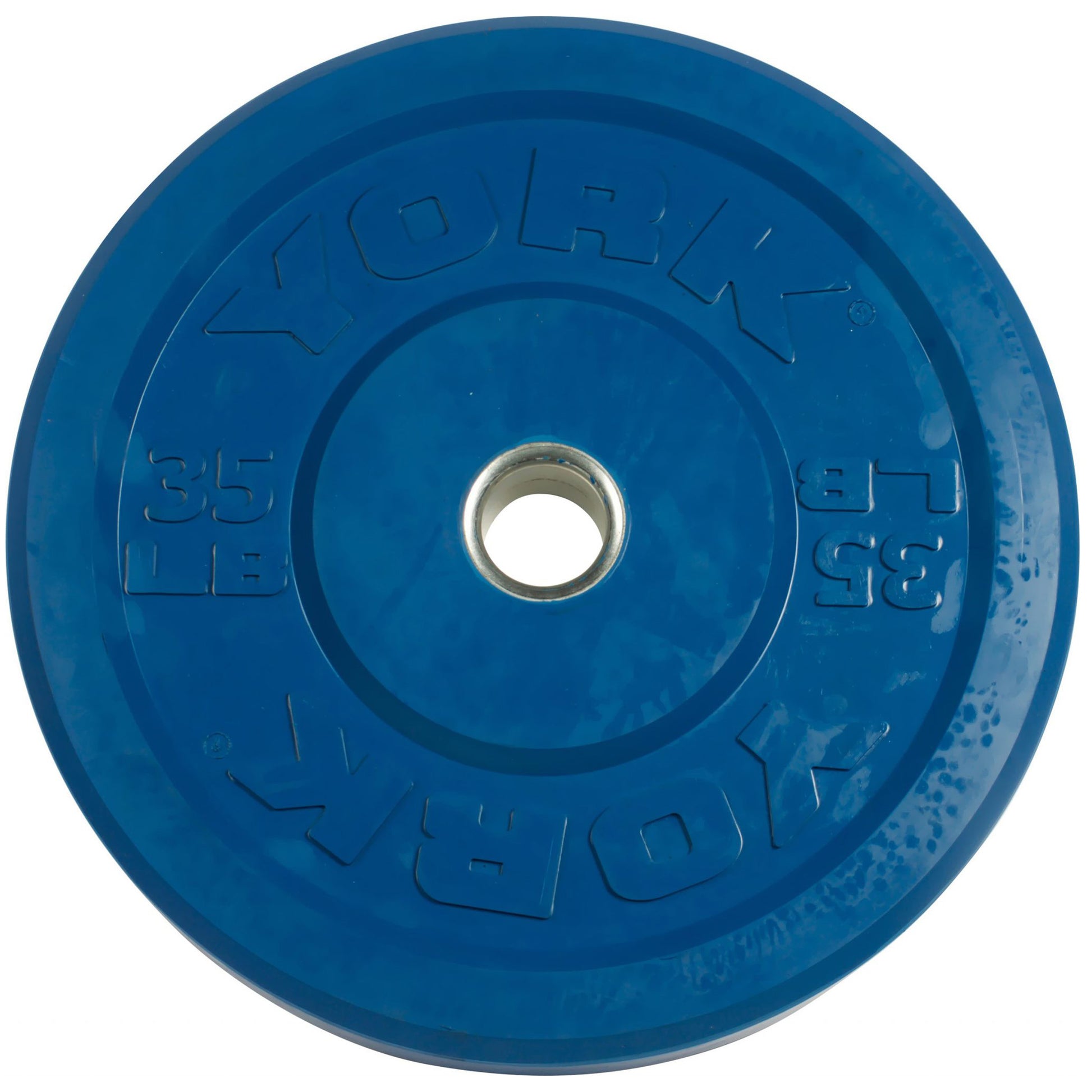 York Blue 35 Lb Rubber Training Bumper Plate