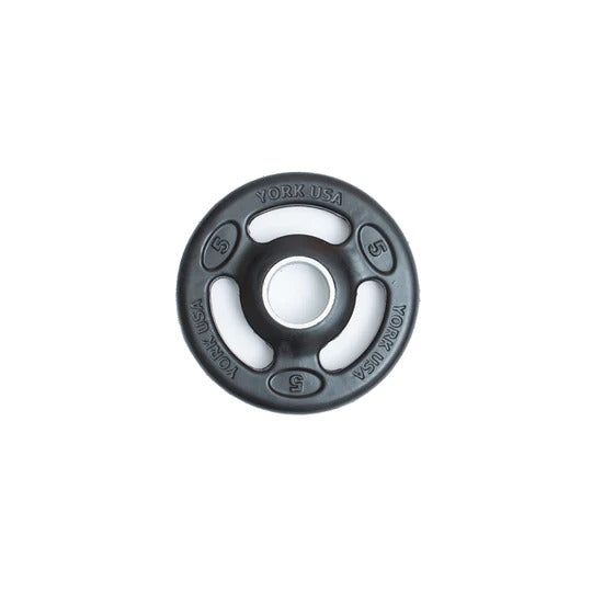 5lb 2″ Iso-Grip Rubber Encased Steel Olympic Plate