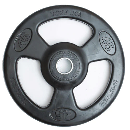 45lb 2″ Iso-Grip Rubber Encased Steel Olympic Plate