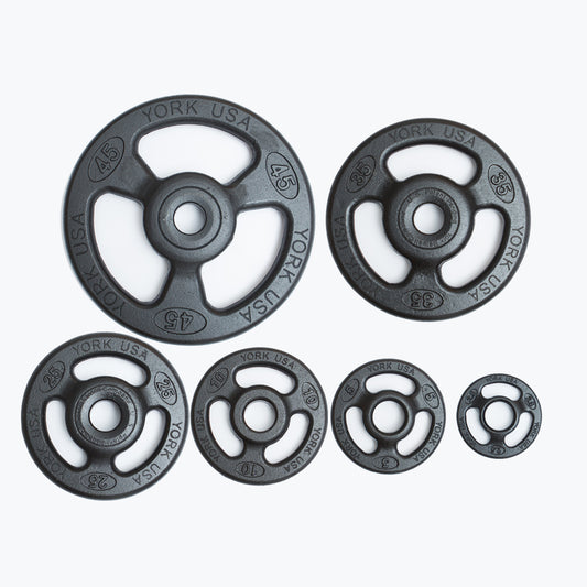 245lb Iso-Grip Steel Olympic Plate Set