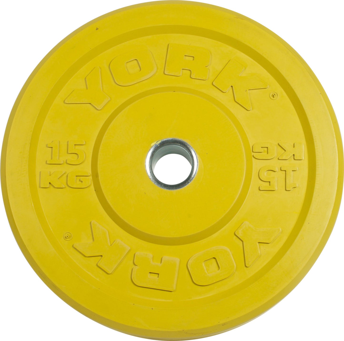 15kg York Bumper Plate Yellow