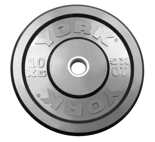 10kg York Rubber Training Bumper Plate