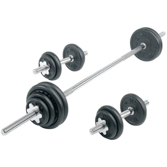 110lb Dumbbell Barbell Set 1″